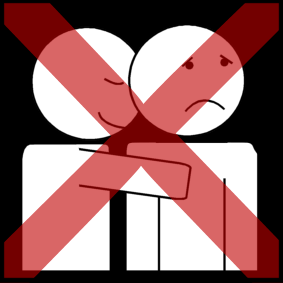 hug: unwanted